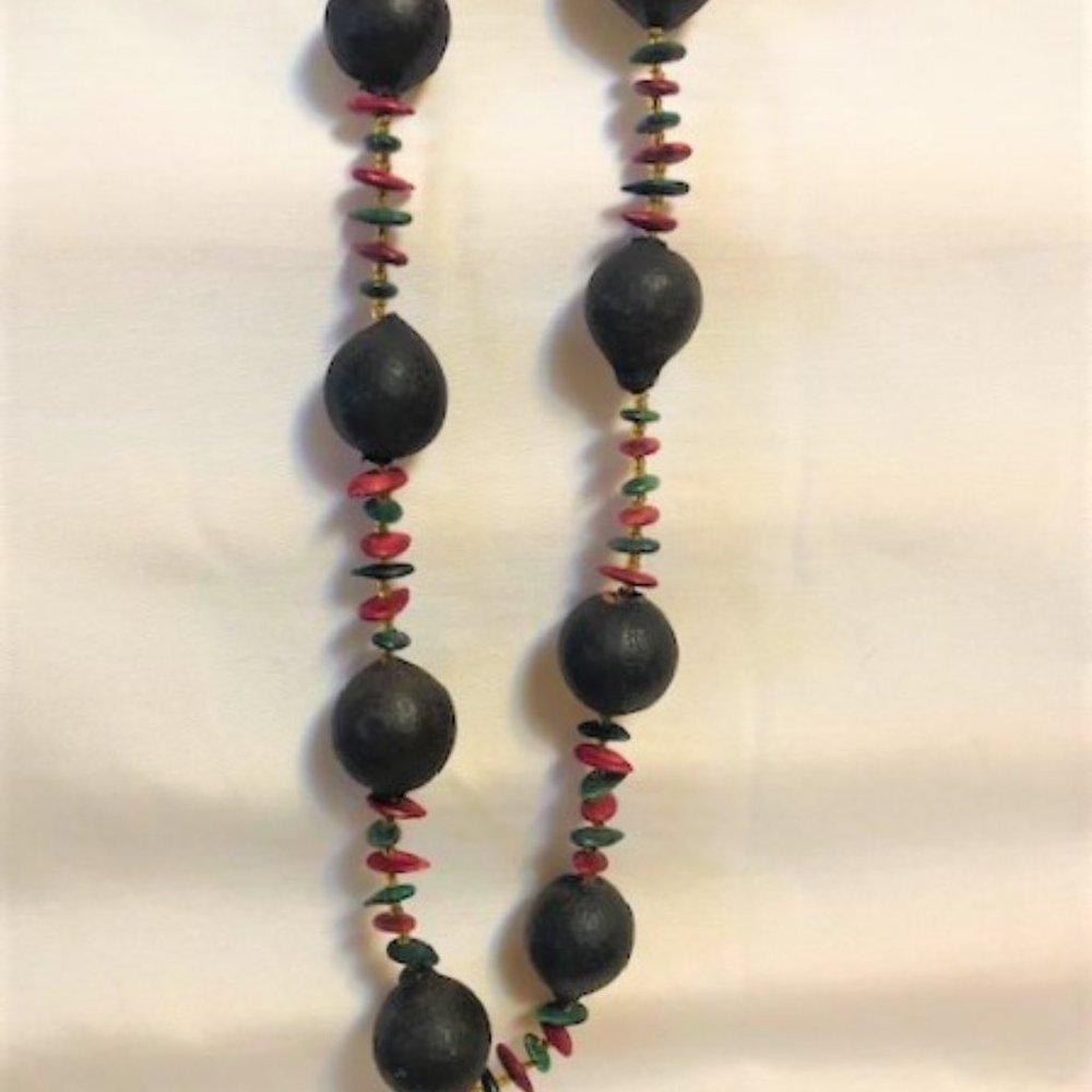 Vintage Nut & Seed Necklace